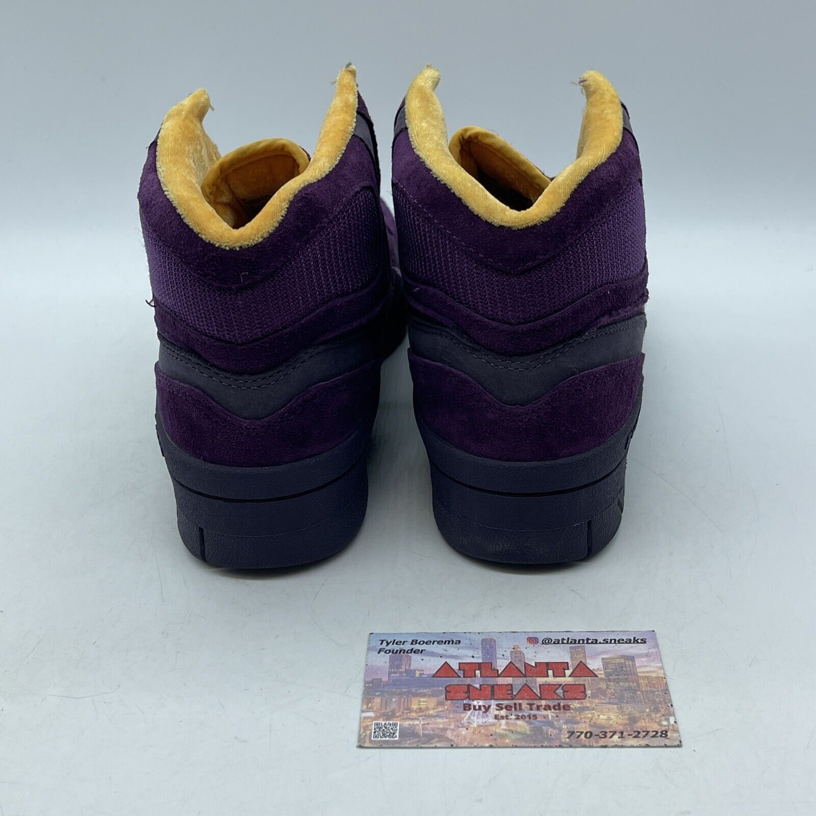 Size 8 - New Balance Packer x P740 Purple Reign Yellow Suede (P740PPR)