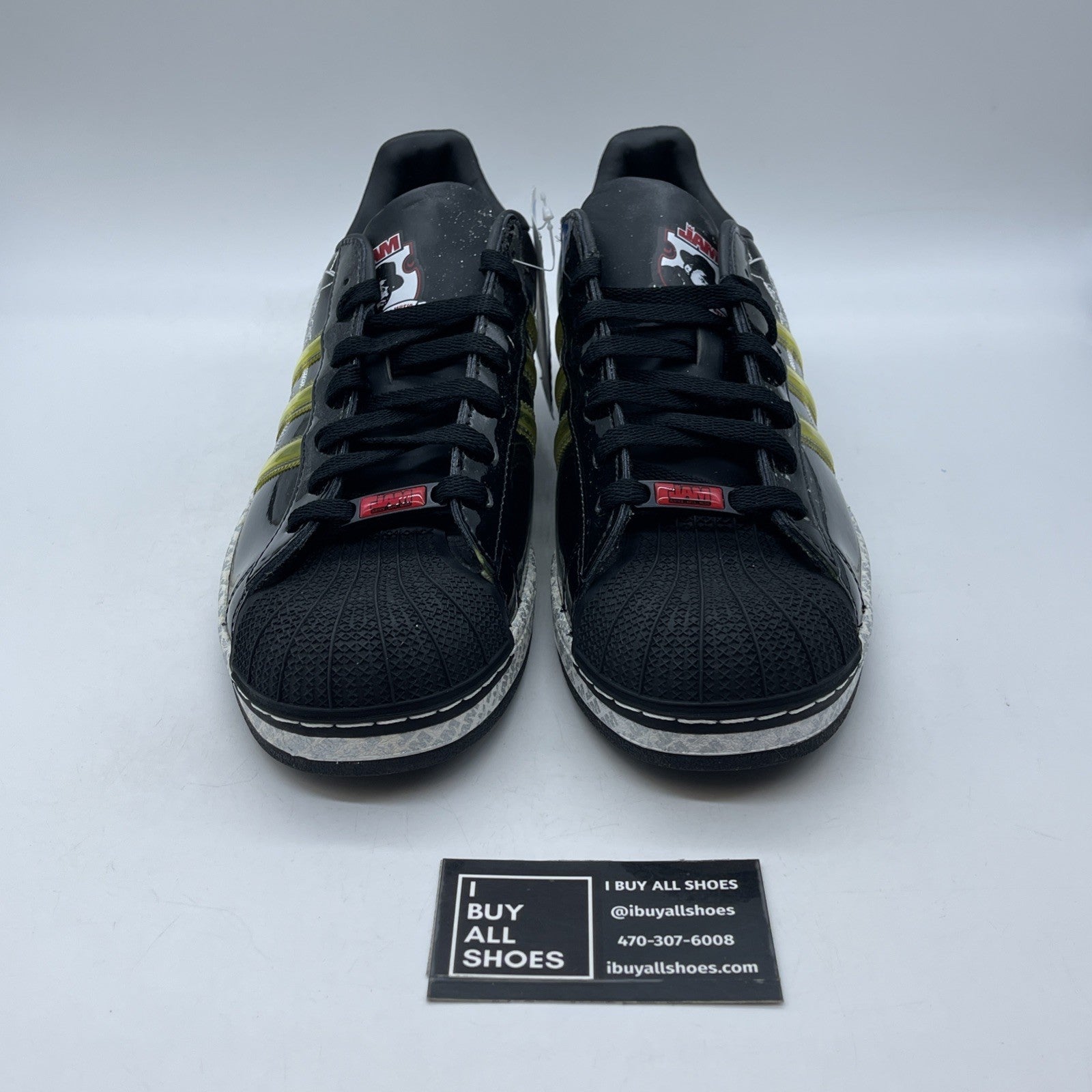 Size 13 - adidas Superstar 1 x Jam Mast Jay Black Leather (059621)