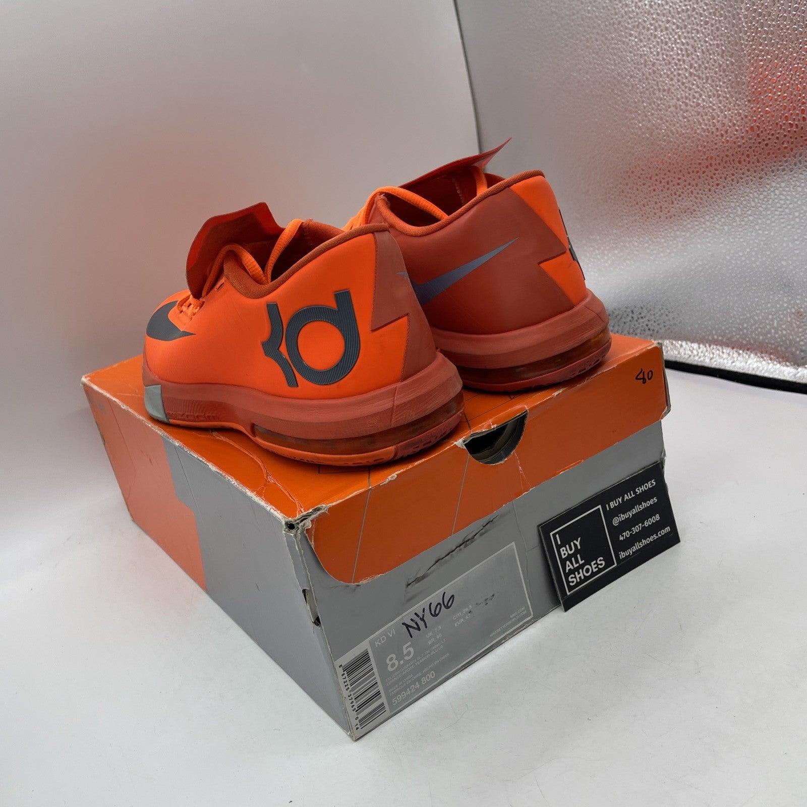 Size 8.5 - Nike KD 6 NYC 66 (599424-800)
