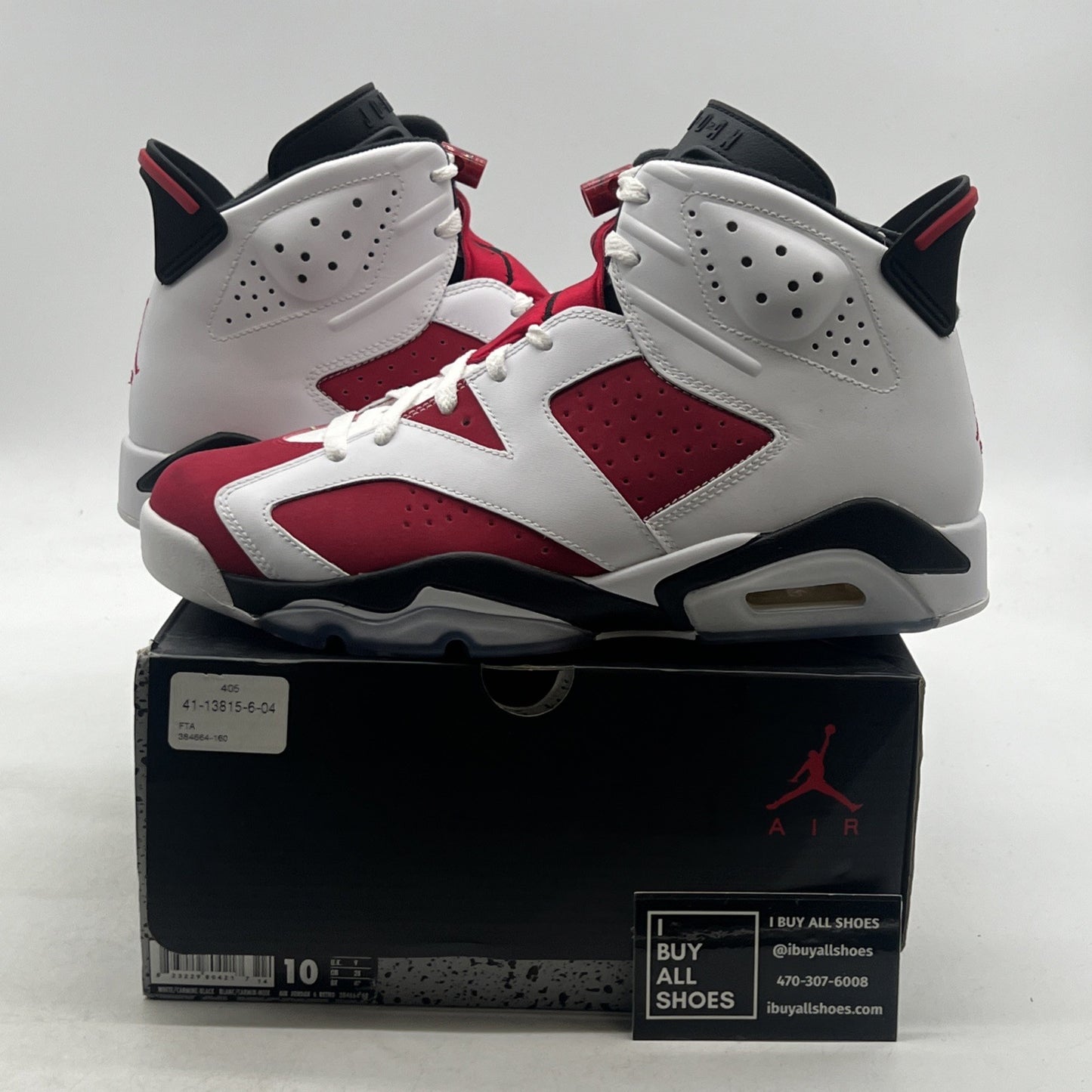 Size 10 - Air Jordan 6 Retro 2014 Carmine (384664-160)