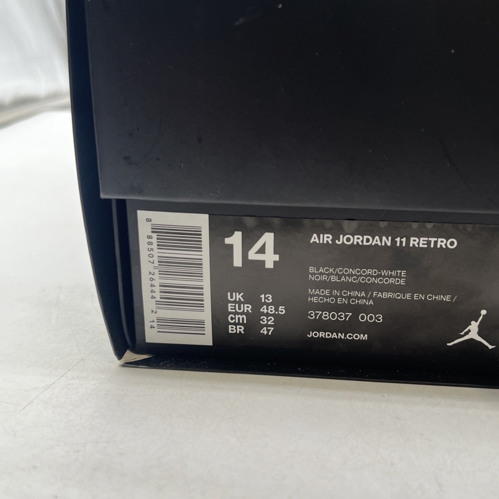 Size 14 - Air Jordan 11 Retro High Space Jam (378037-003)