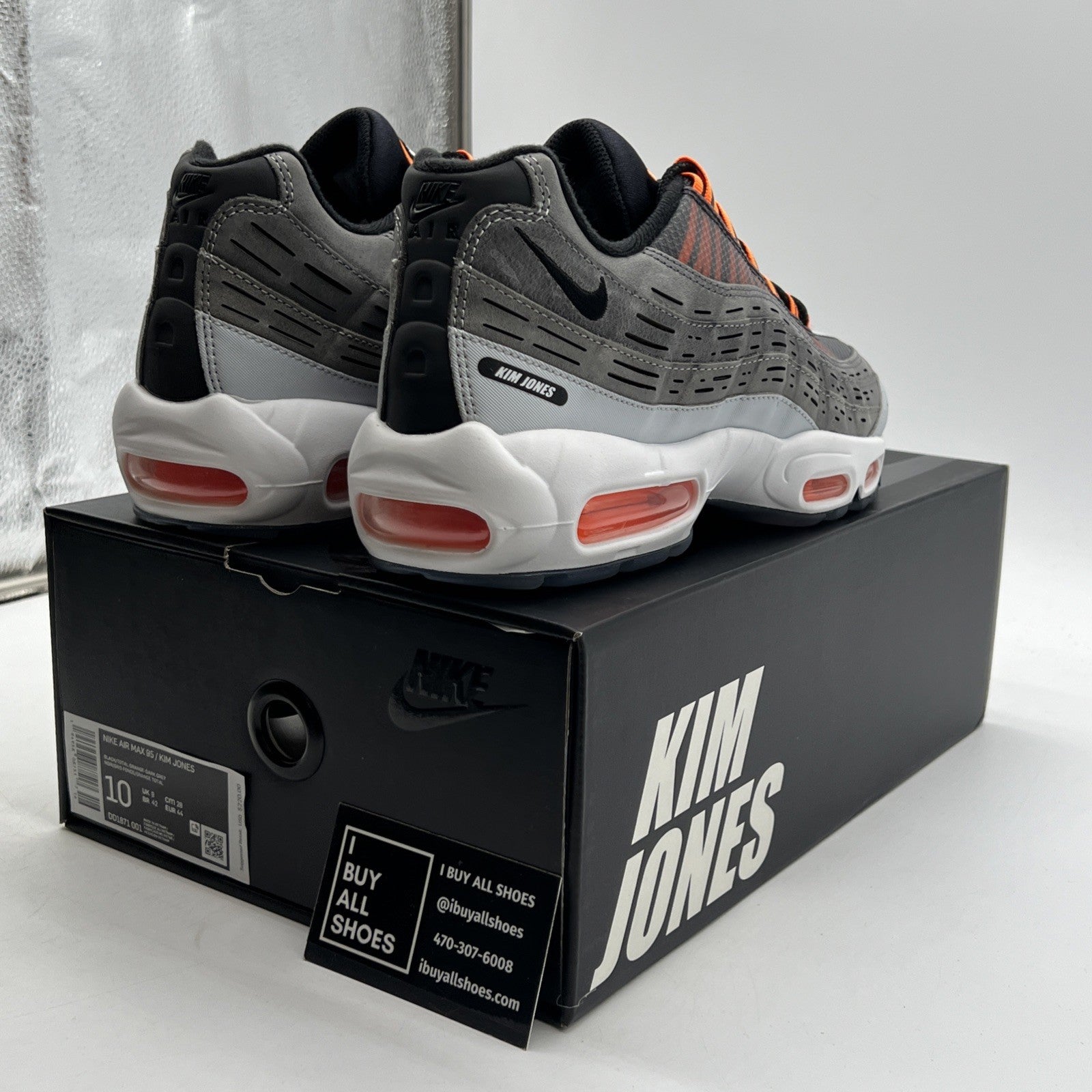 Size 10 - Nike Kim Jones x Air Max 95 Total Orange (DD1871-001)