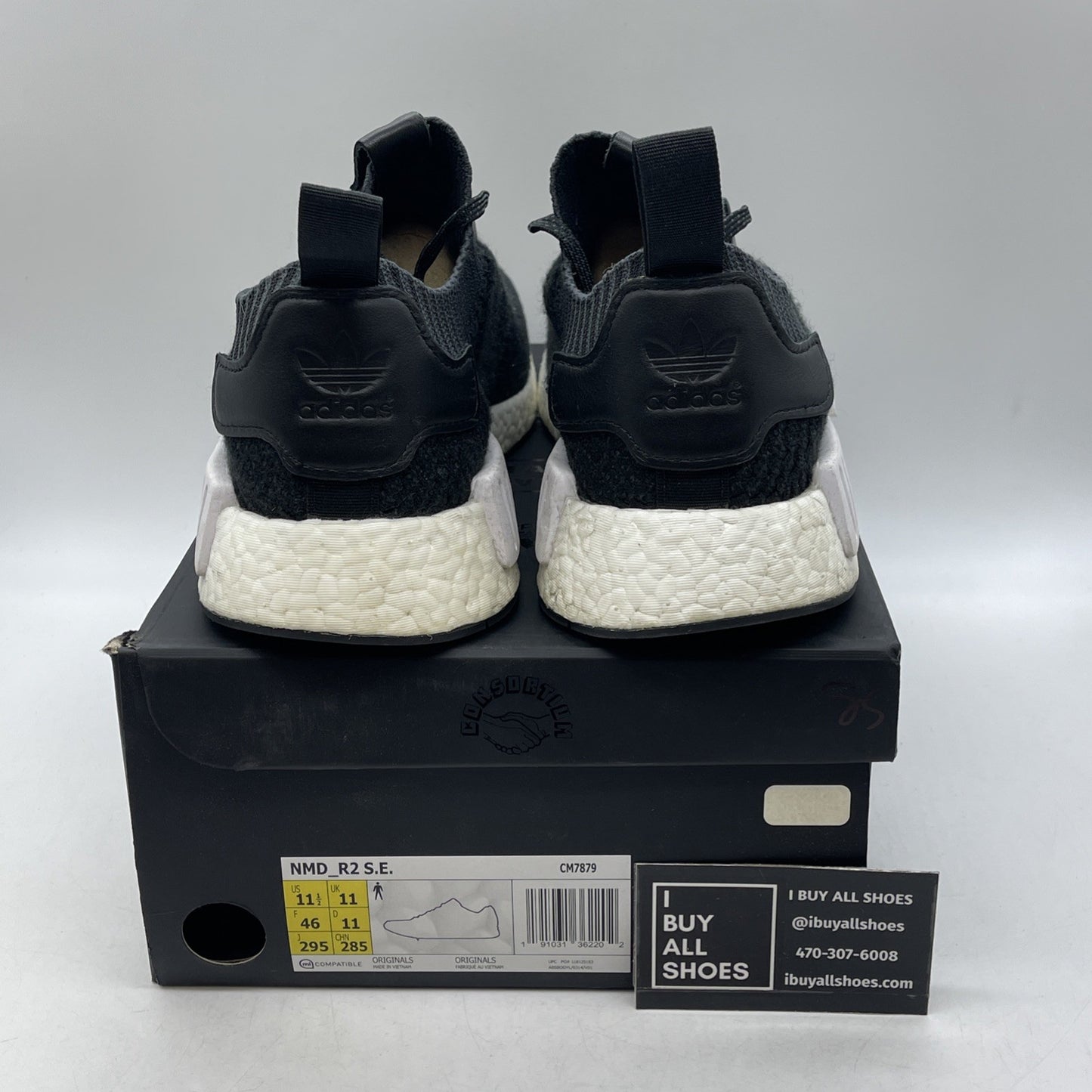Size 11.5 - A Ma Maniere x Invincible x adidas NMD_R1 Primeknit Core Black