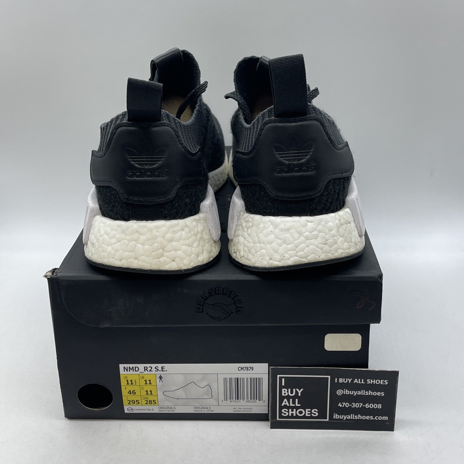 Size 11.5 - A Ma Maniere x Invincible x adidas NMD_R1 Primeknit Core Black