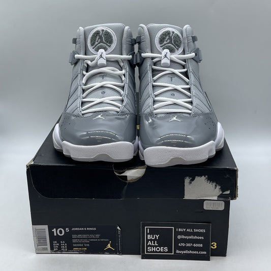 Size 10.5 - Air Jordan 6 Rings Cool Grey (322992-015)