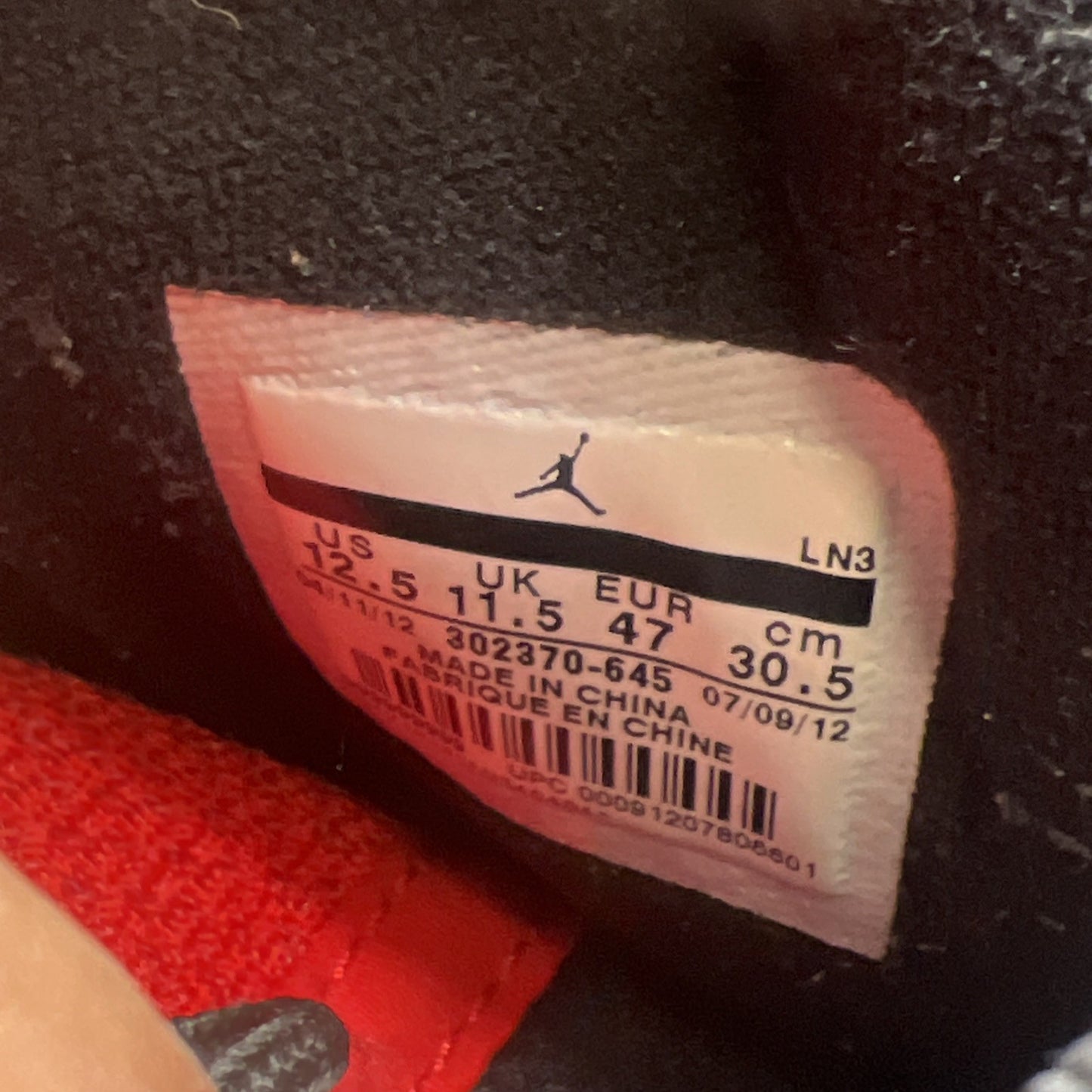 Size 12.5 - Air Jordan 9 Retro Motorboat Jones (302370-645)