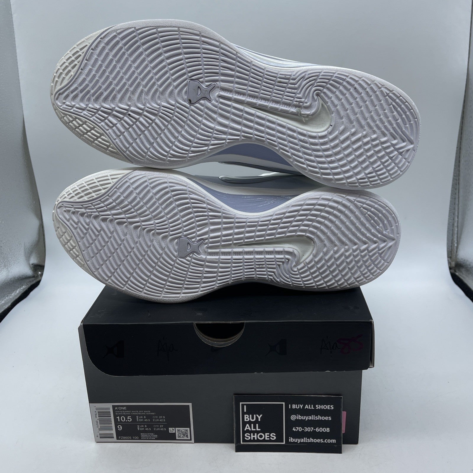 Size 10.5W - Nike A'One OG Pearl (FZ8605-100)