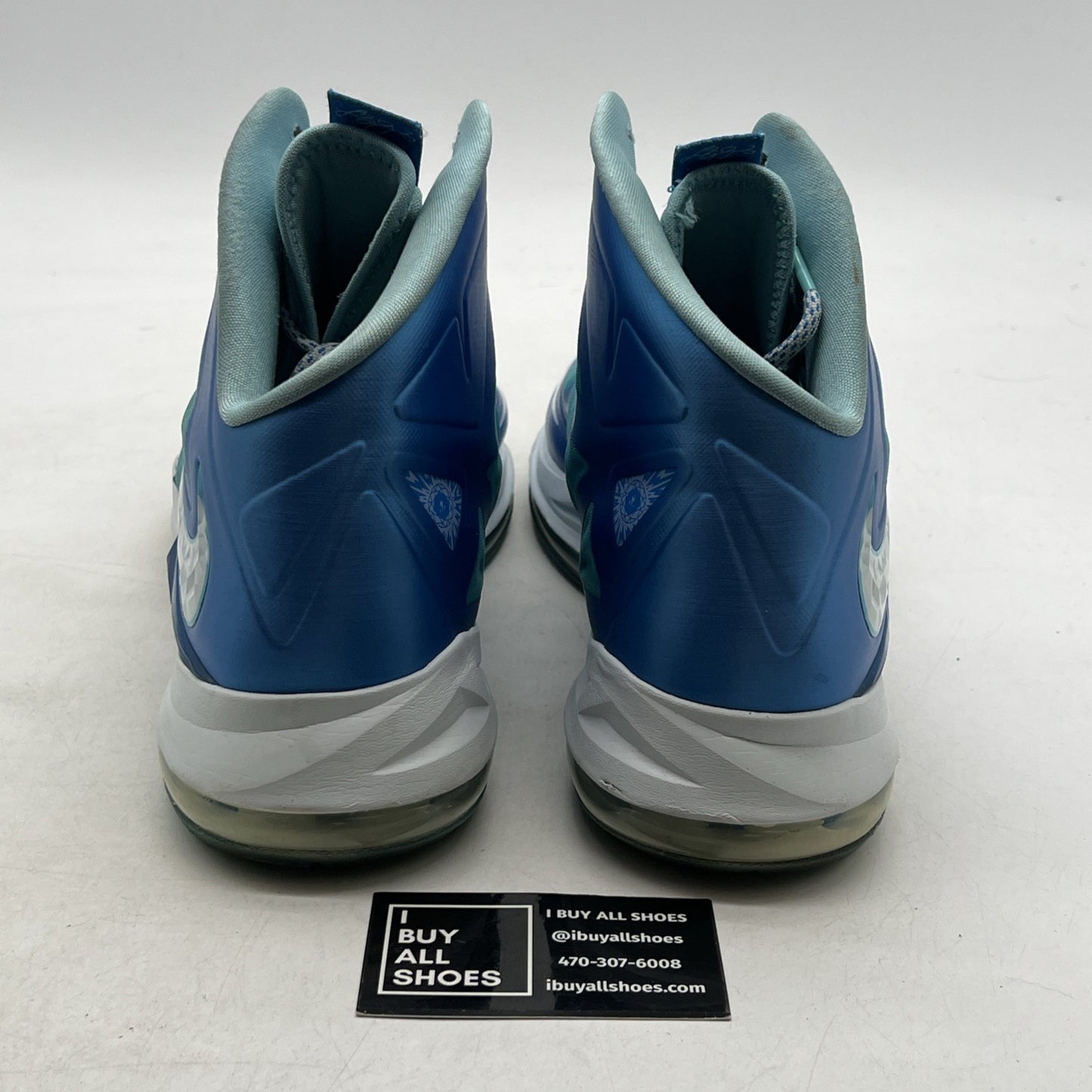 Size 13 - Nike LeBron 10+ Sport Pack Blue Diamond (542244-400)