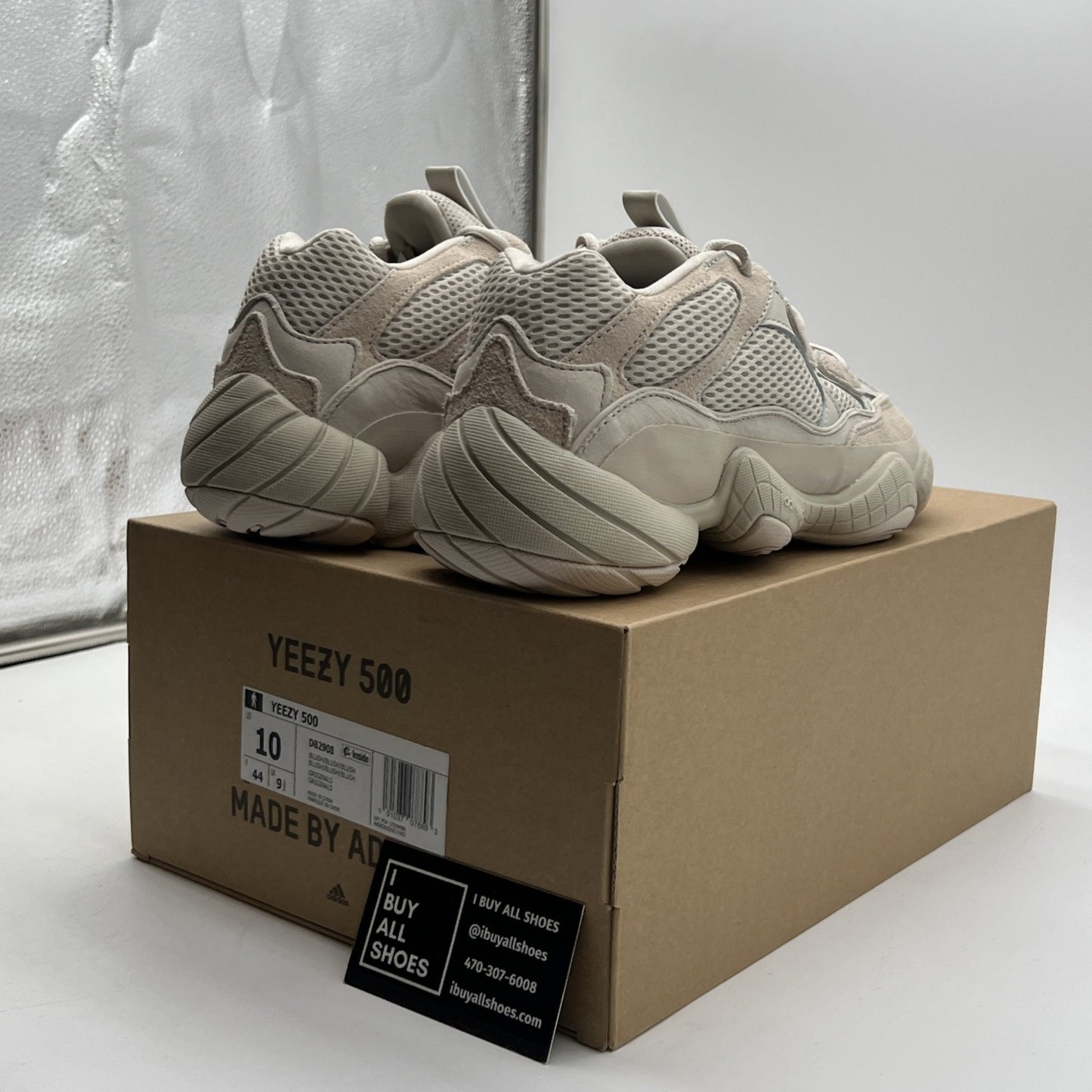 Size 10 - adidas Yeezy 500 Blush (DB2908)