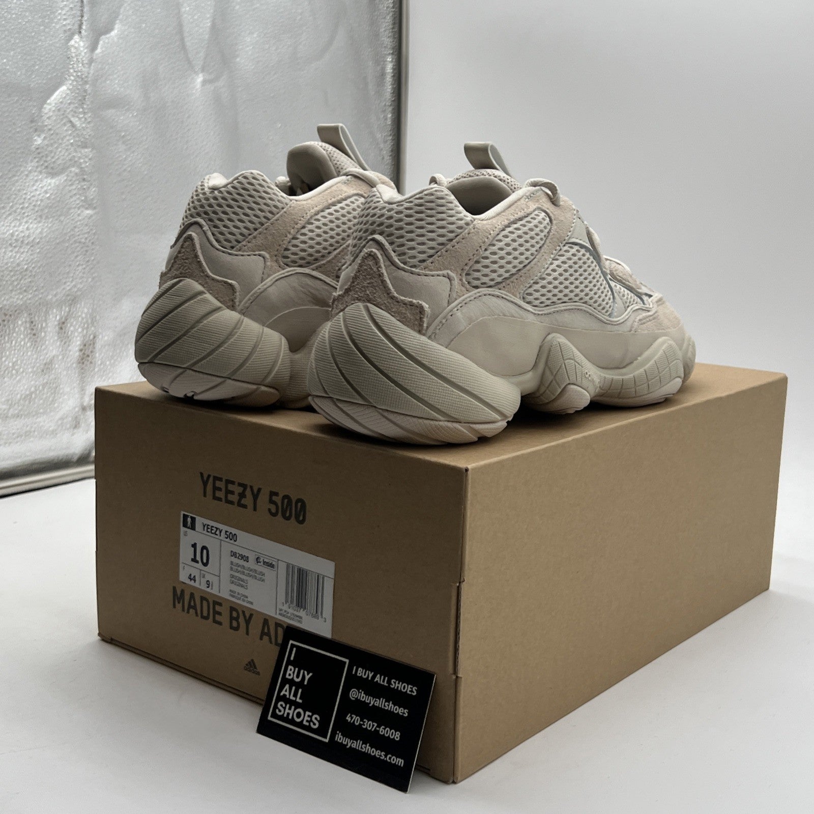 Size 10 - adidas Yeezy 500 Blush (DB2908)