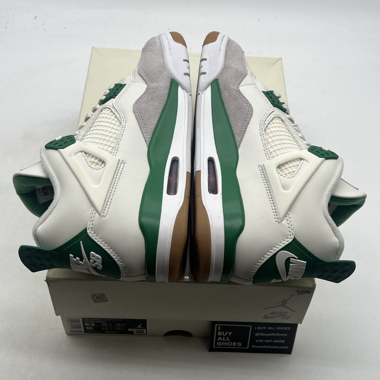 Size 8.5 - Air Jordan 4 Retro SP x Nike SB Mid Pine Green (DR5415-103)