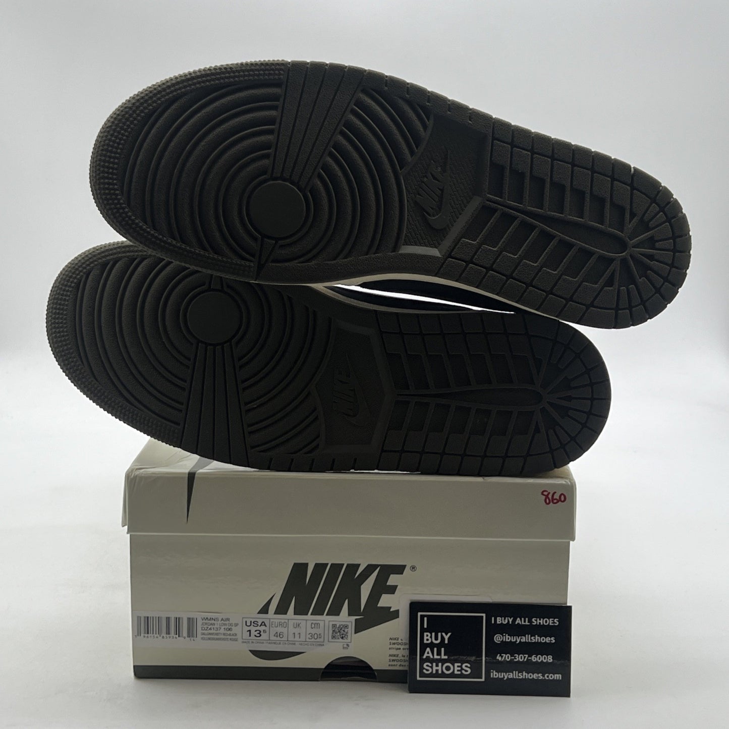 Size 13.5 - Air Jordan 1 Retro OG x Travis Scott Low Olive W (DZ4137-106)