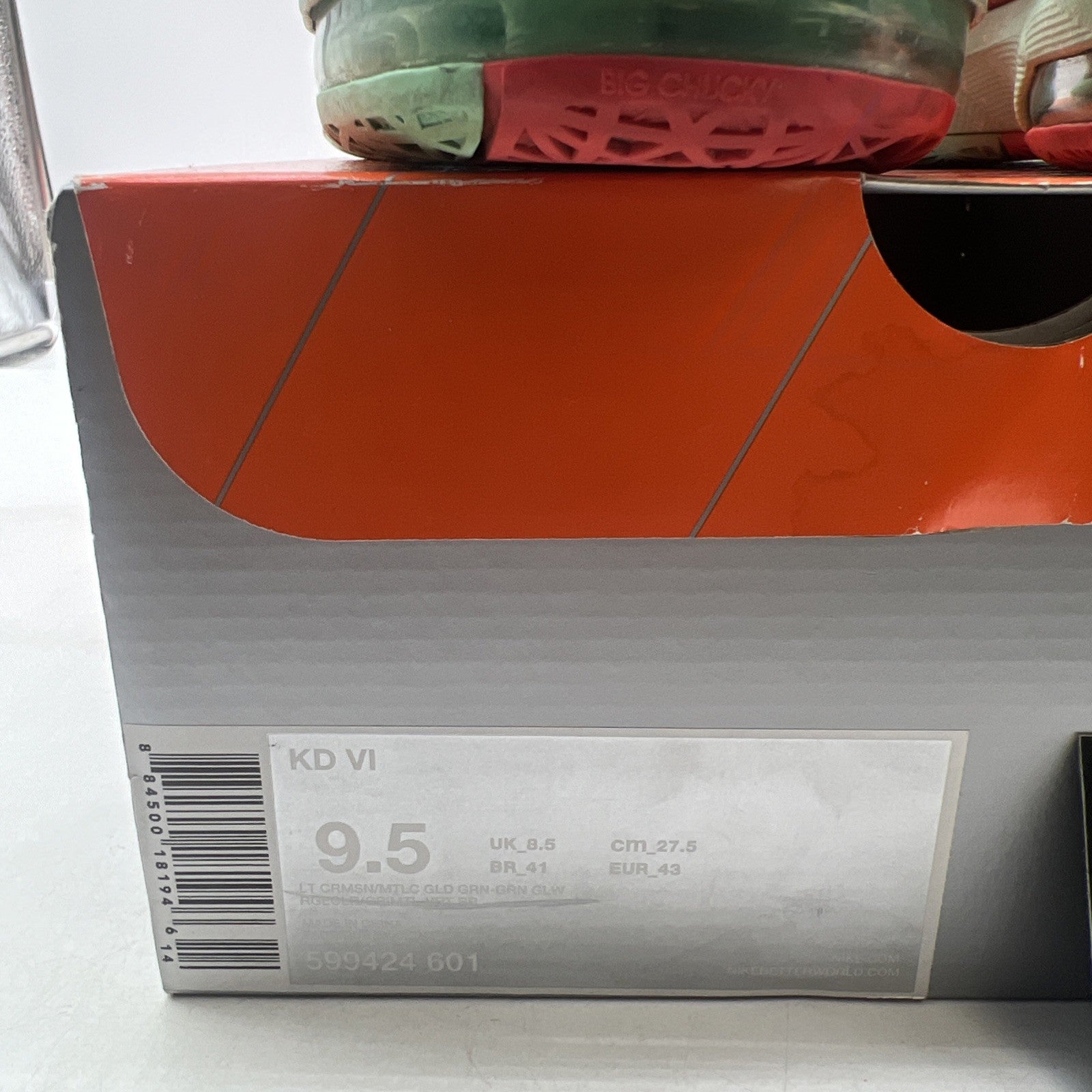 Size 9.5 - Nike KD 6 Christmas - (599424-601)