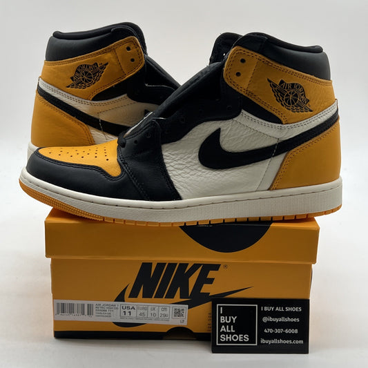 Size 11 - Air Jordan 1 Retro OG High Yellow Toe (555088-711)