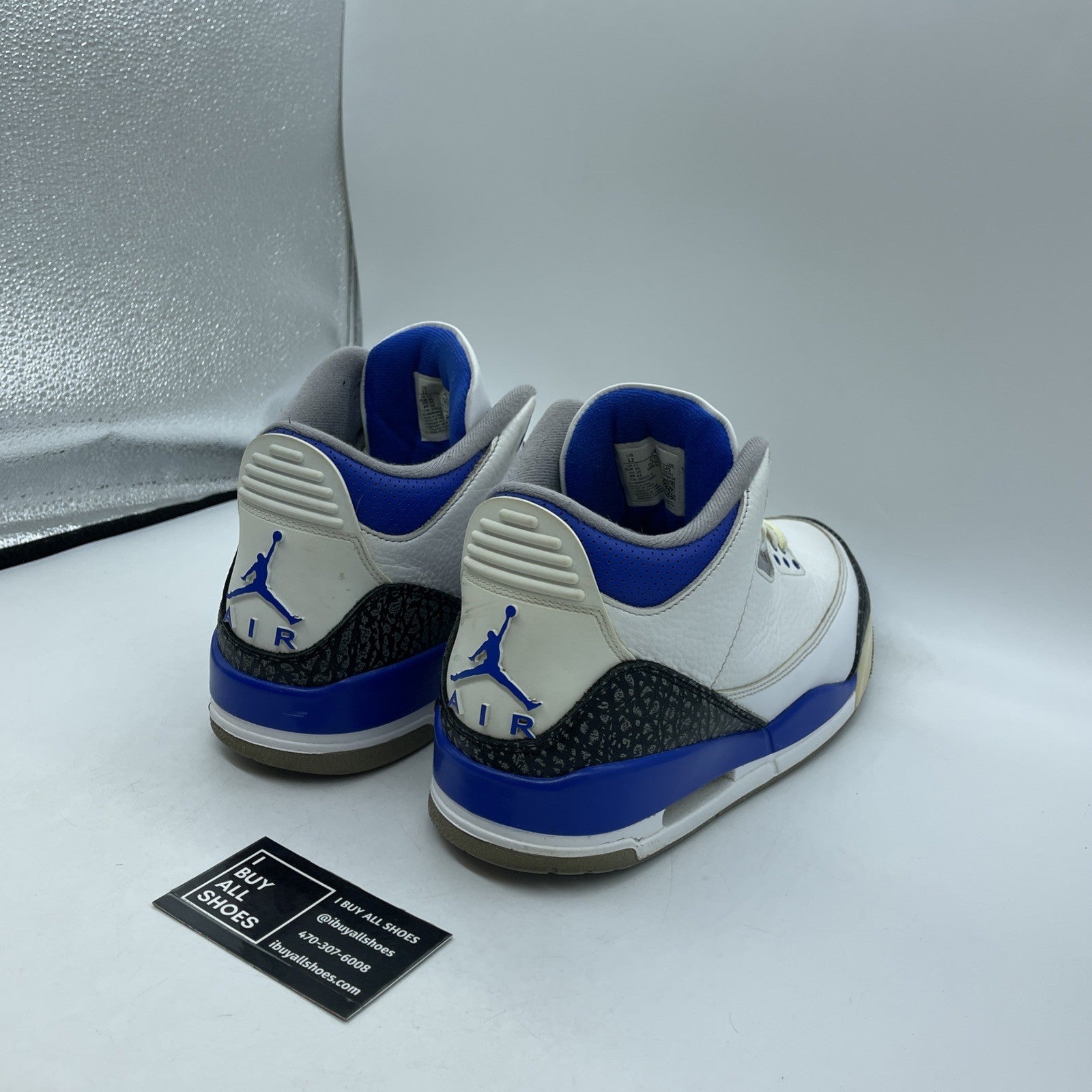 Size 12 - Air Jordan 3 Retro Mid Racer Blue Grey White Suede (CT8532-145)