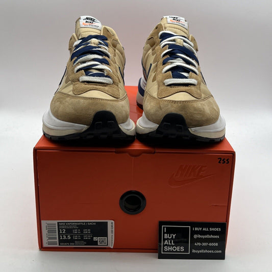 Size 12 - Nike VaporWaffle x Sacai Tan Navy (DD1875-200)