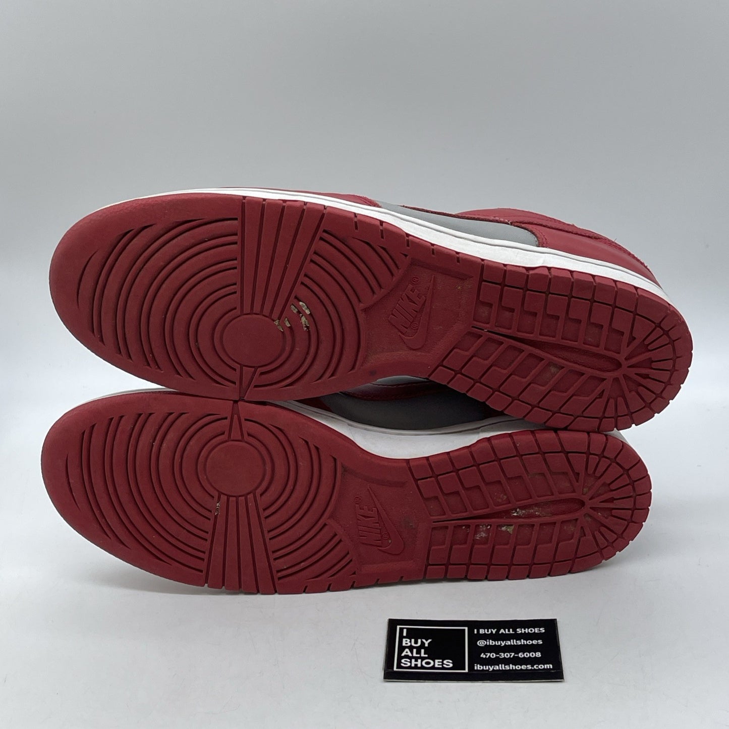 Size 14 - Nike Dunk Low SP UNLV Red Grey Leather (DD1391-002)