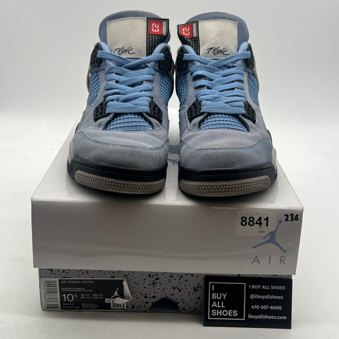 Size 10.5 - Air Jordan 4 Retro Mid University Blue (CT8527-400)