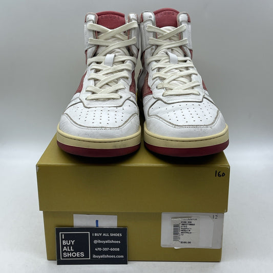 Size 12 - Rhude Rhecess Hi White Red (05AFO14501)