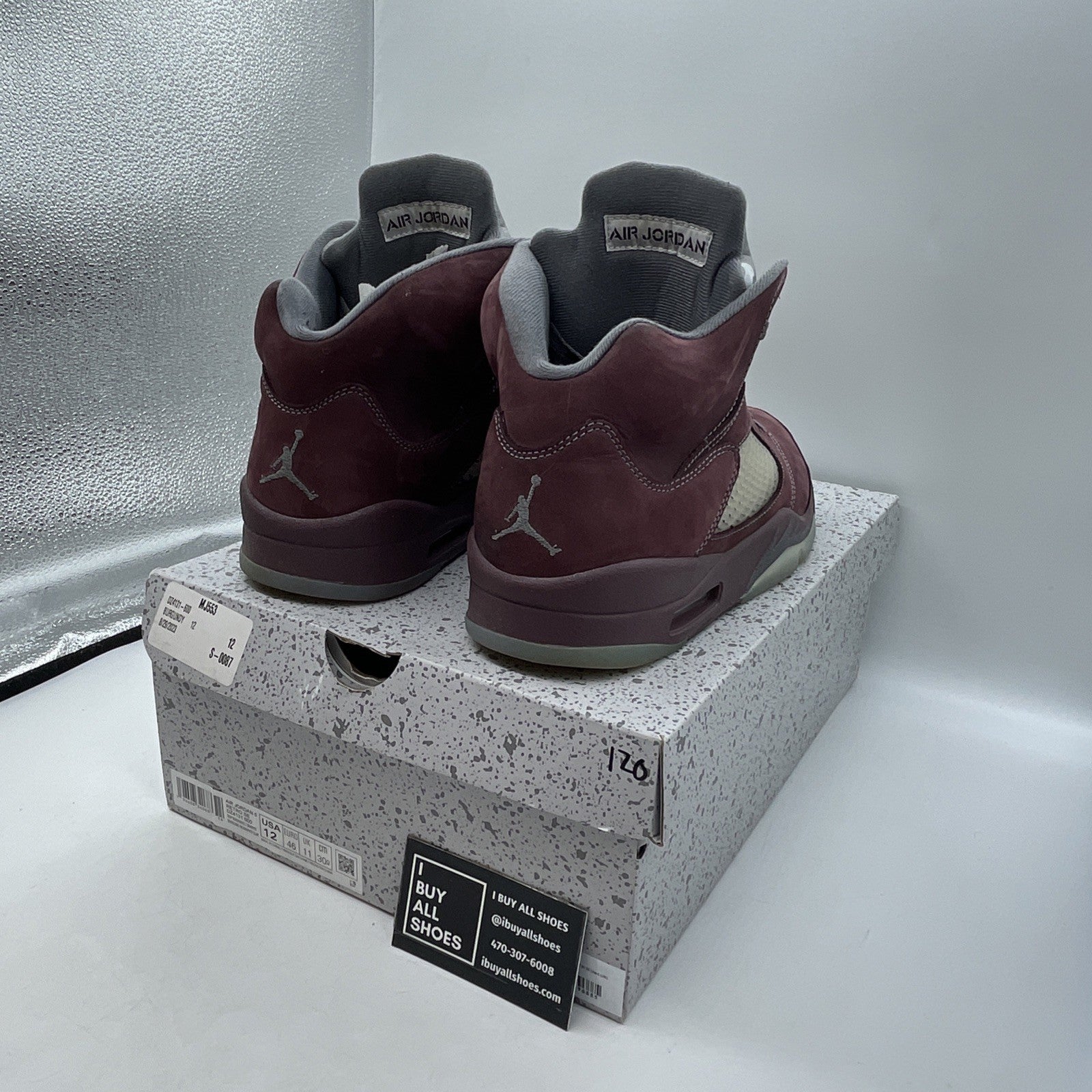 Size 12 - Air Jordan 5 Retro SE 2023 Burgundy (DZ4131-600)
