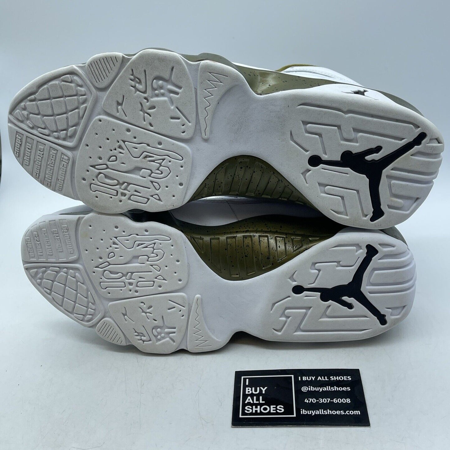 Size 10 - Air Jordan 9 Retro Statue Green Black White Leather (302370-109)