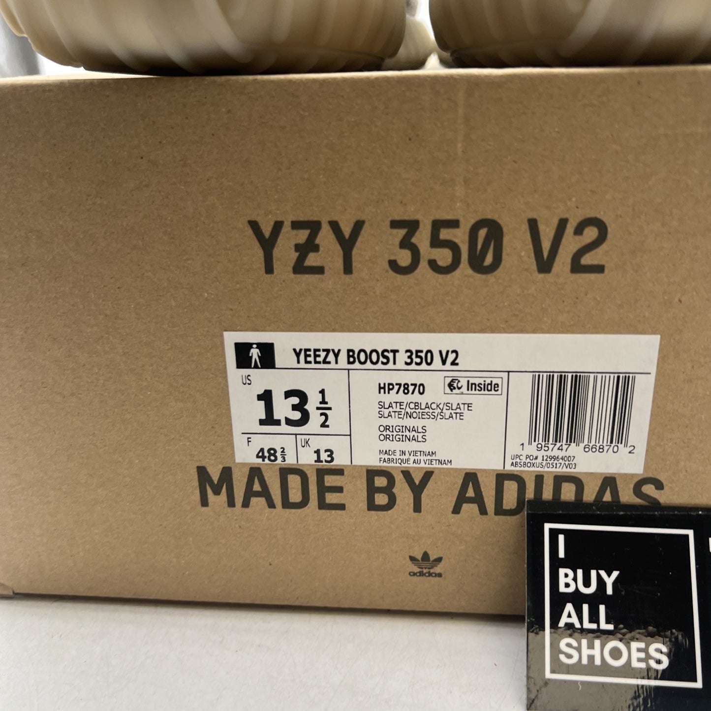 Size 13.5 - adidas Yeezy Boost 350 V2 Low Slate (HP7870)