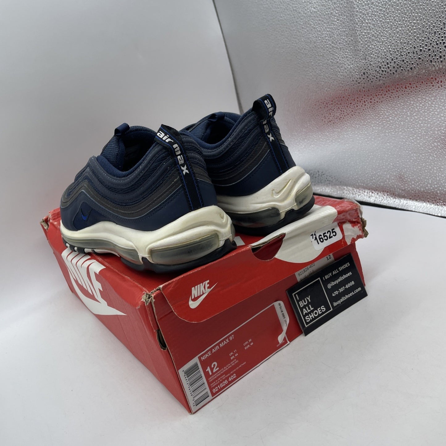 Size 12 - Nike Air Max 97 Obsidian (921826-402)
