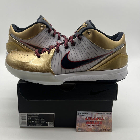 Size 11 - Nike Zoom Kobe 4 Protro 2024 Gold Medal (FQ3544-100)