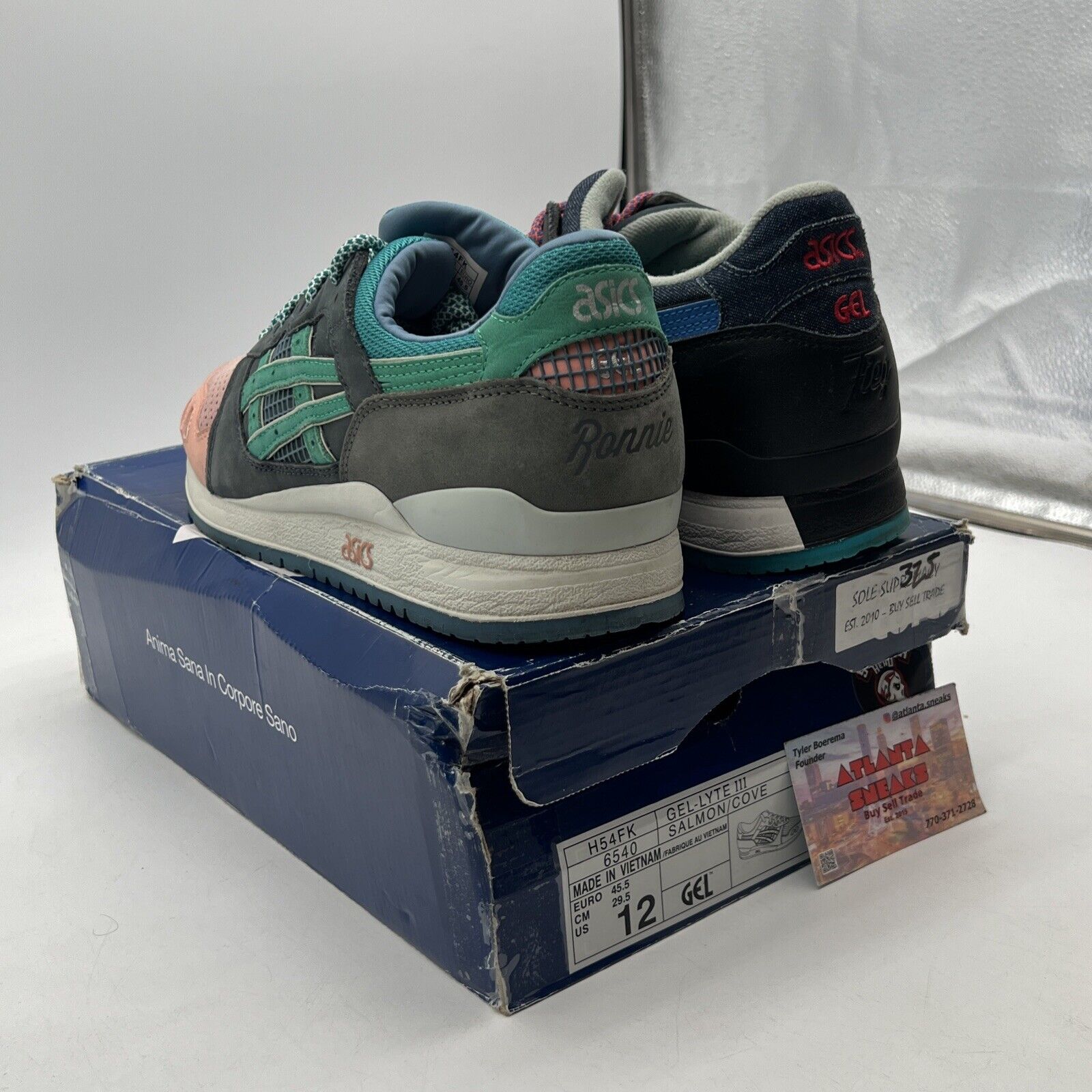 Size 12 - ASICS Ronnie Fieg x Gel Lyte 3 Homage White Suede (H54FK6540)
