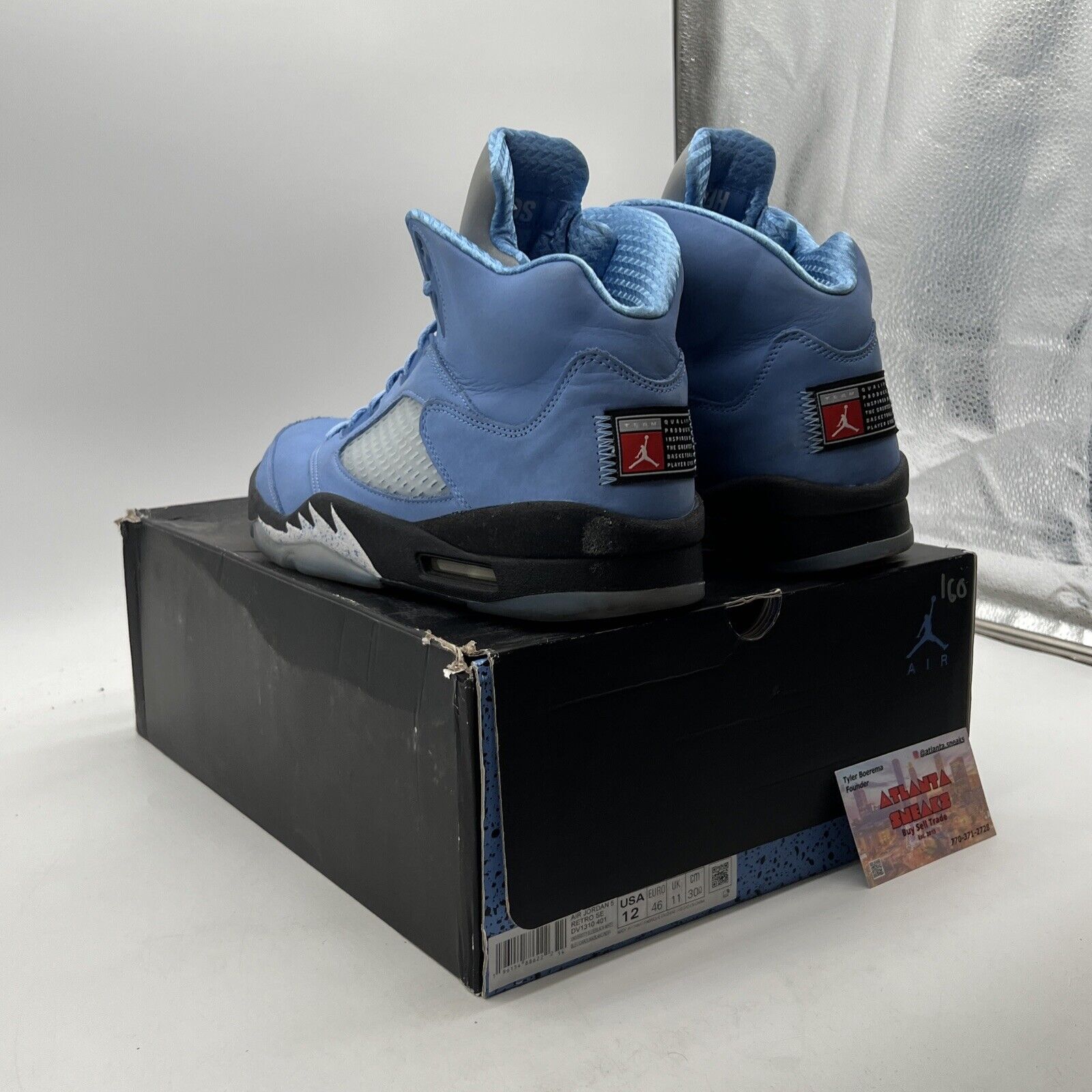 Size 12 - Jordan 5 Retro SE Mid UNC (DV1310-401)