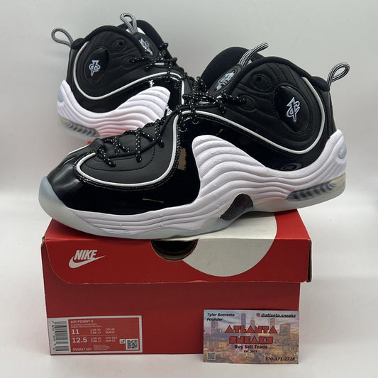 Size 11 - Nike Air Penny 2 Black Patent 2023 Brand New Og All