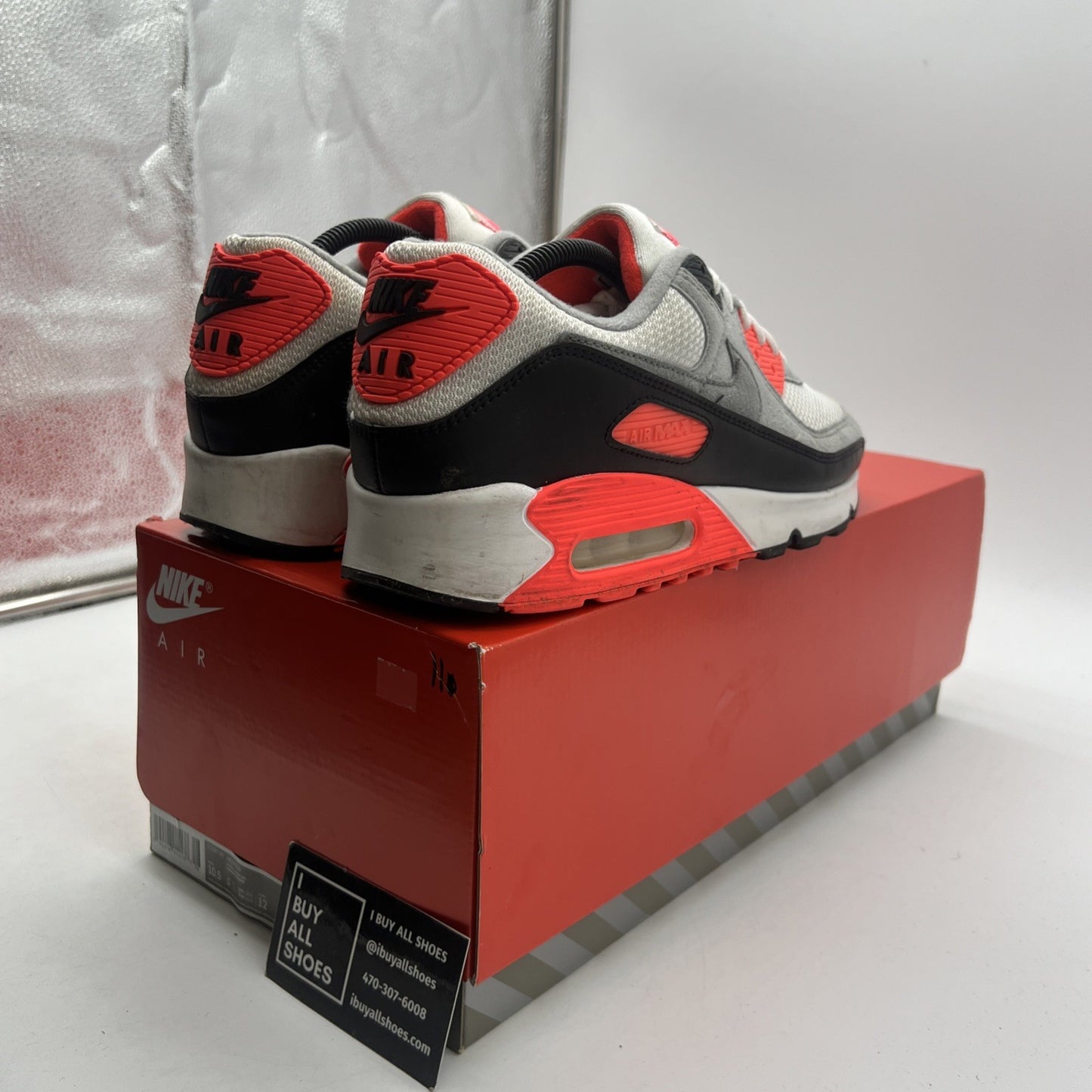 Size 10.5 - Nike Air Max 90 2020 Infrared (CT1685-100)