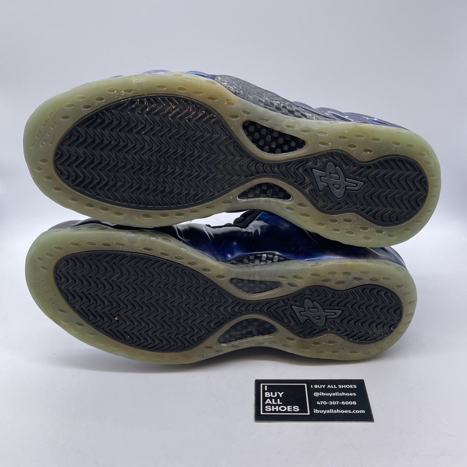 Size 13 - Nike Air Foamposite One NRG 2012 Galaxy Black Blue (521286-800)