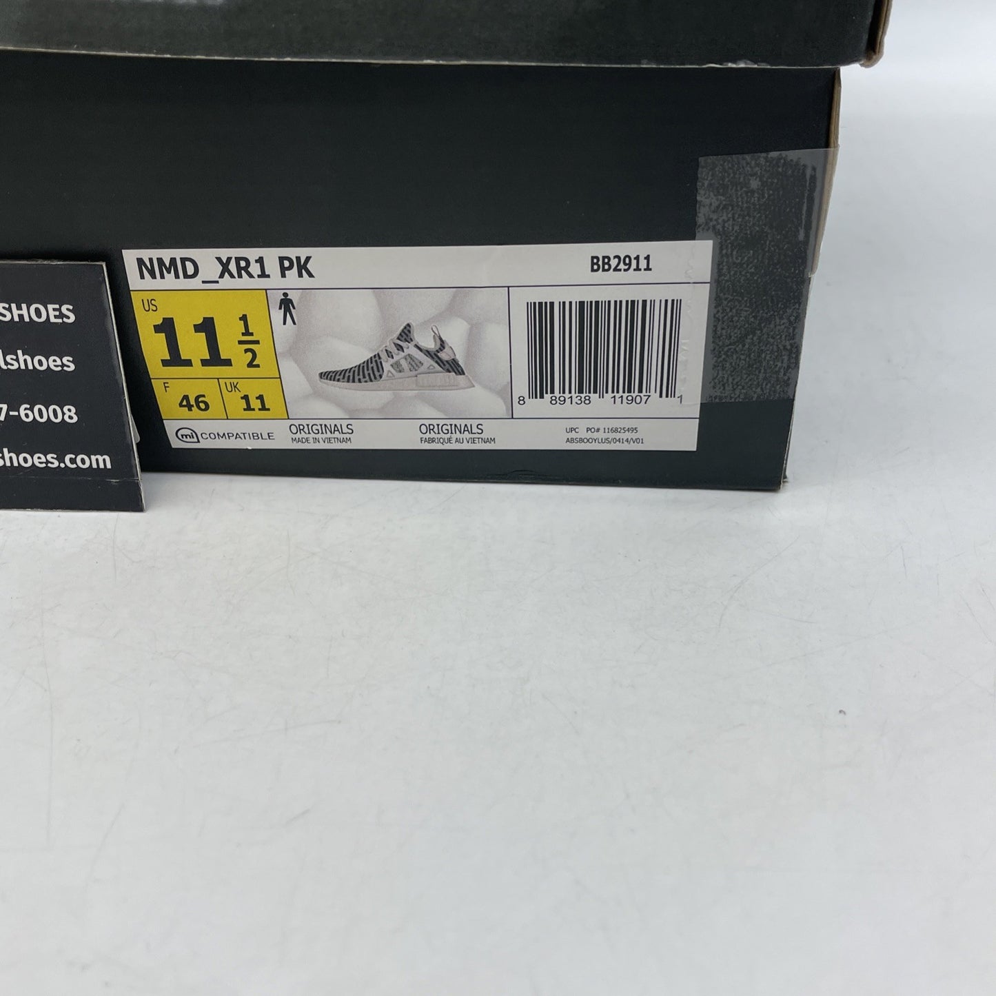 Size 11.5 - Adidas NMD_XR1 PK Zebra (BB2911)
