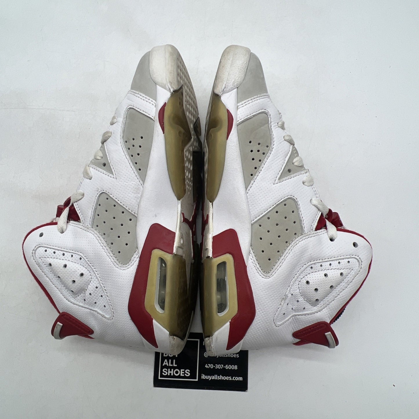 Size 5.5Y - Air Jordan 6 Retro Alternate (384665-113) White Red Shoes