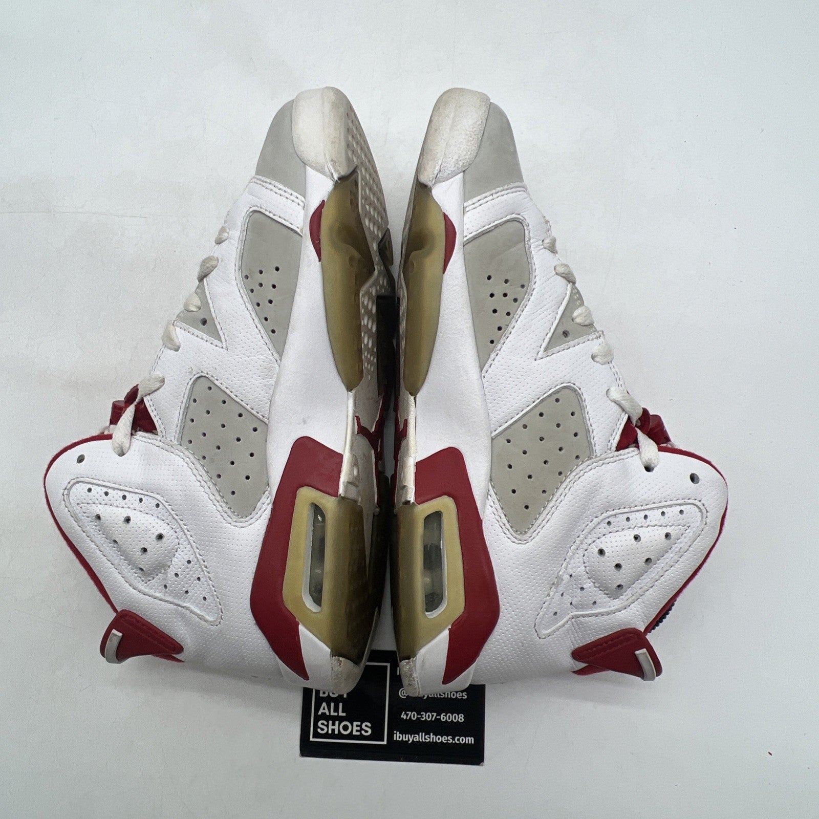 Size 5.5Y - Air Jordan 6 Retro Alternate (384665-113) White Red Shoes