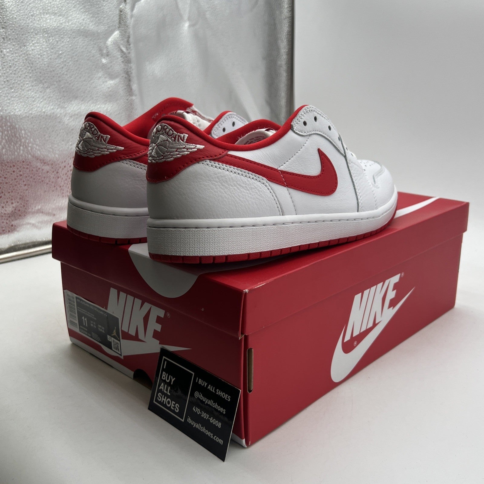 Size 11 - Air Jordan 1 Retro OG Low University Red (CZ0709-161)