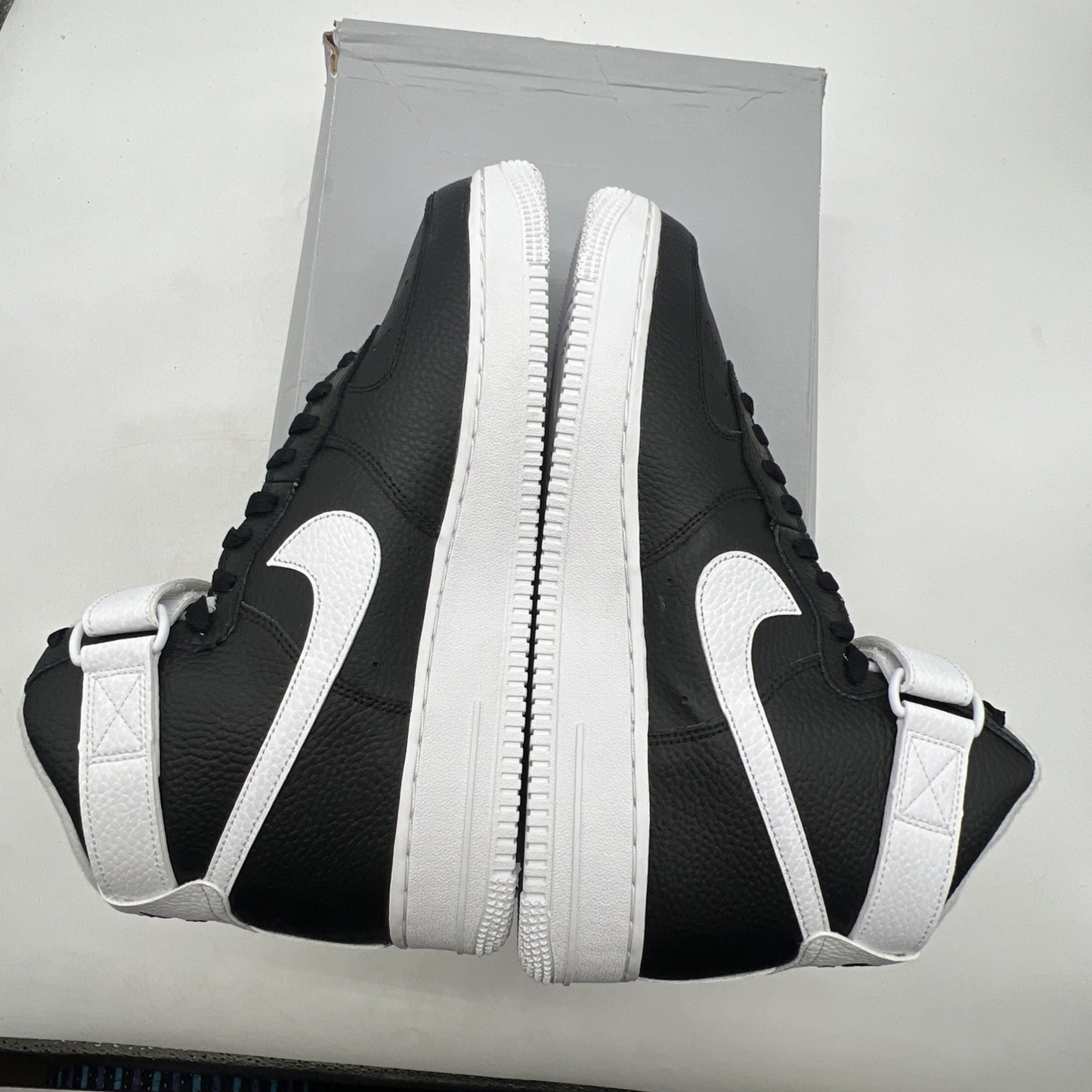 Size 11.5 - Nike Air Force 1 '07 High Black White (CT2303-002)