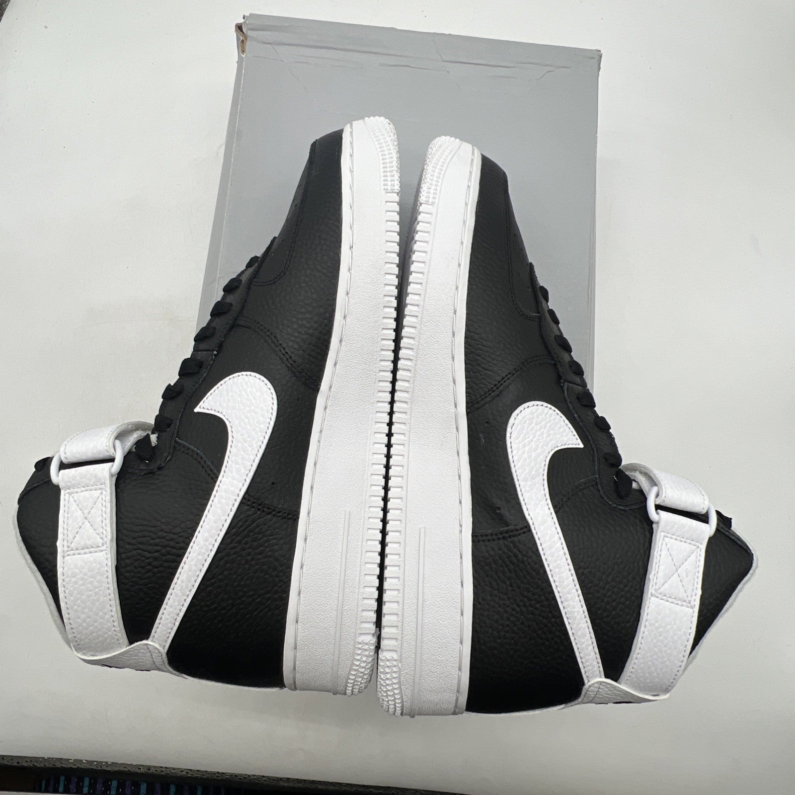Size 11.5 - Nike Air Force 1 '07 High Black White (CT2303-002)
