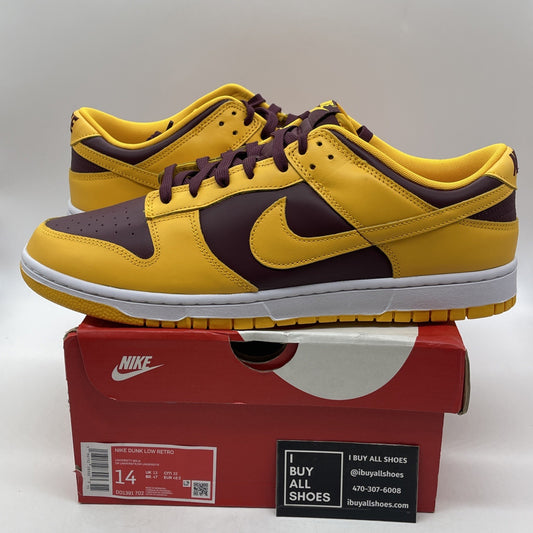 Size 14 - Nike Dunk Low Retro Arizona State Sun Devils 2022 (DD1391-702)