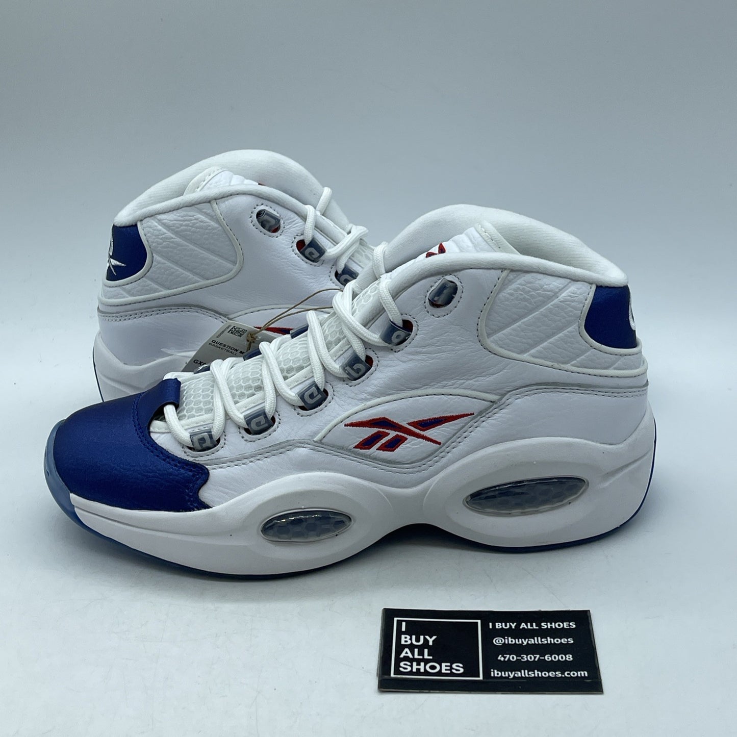 Size 9 - Reebok Question 2022 Mid Blue Toe (GX0227)