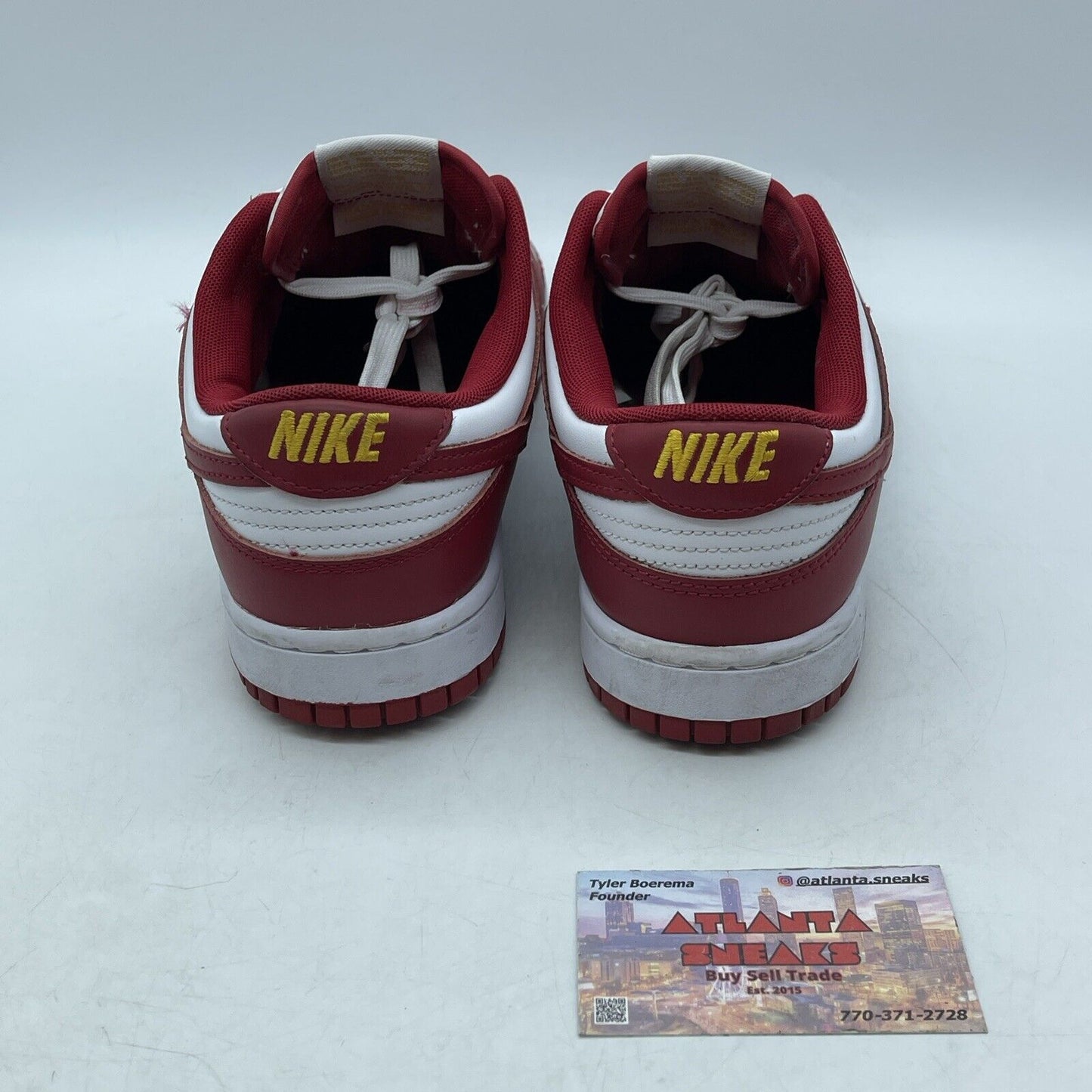 Size 9.5 - Nike Dunk Low Gym Red White Leather (DD1391-602)