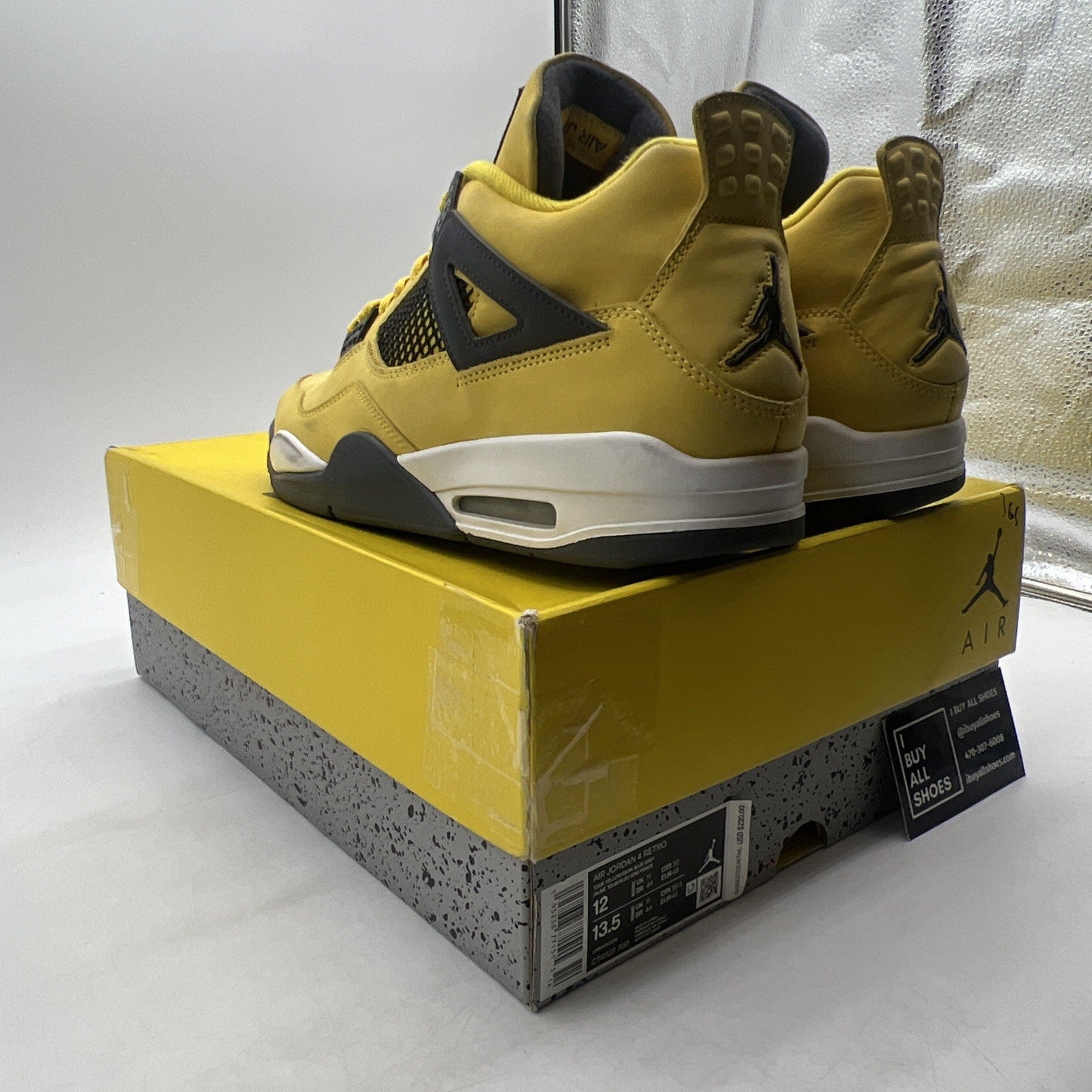 Size 12 - Air Jordan 4 Retro Mid Lightning (CT8527-700)
