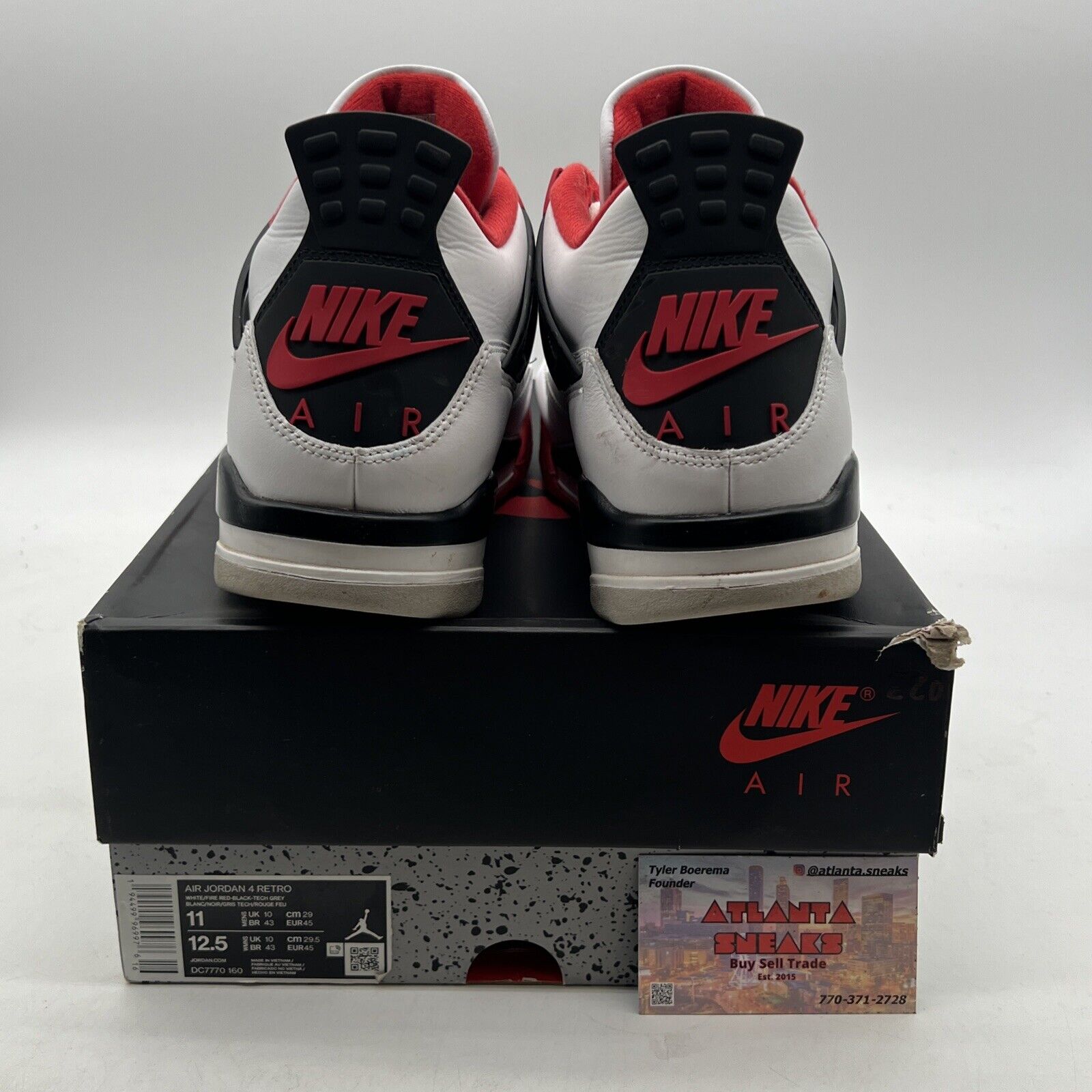 Size 11 - Jordan 4 Retro OG Mid Fire Red (DC7770-160)