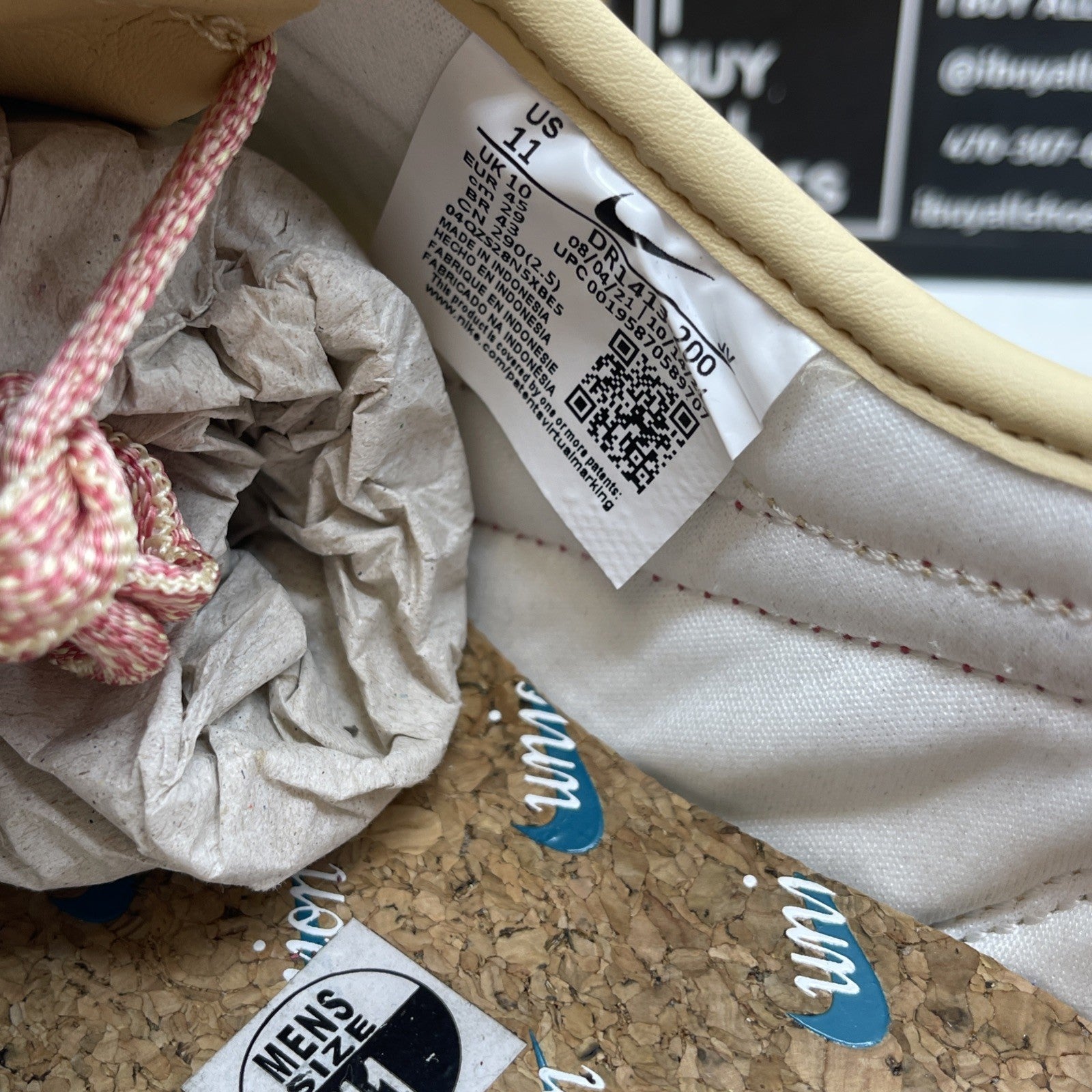 Size 12.5 - Union LA x Nike Cortez SP Sesame (DR1413-200)