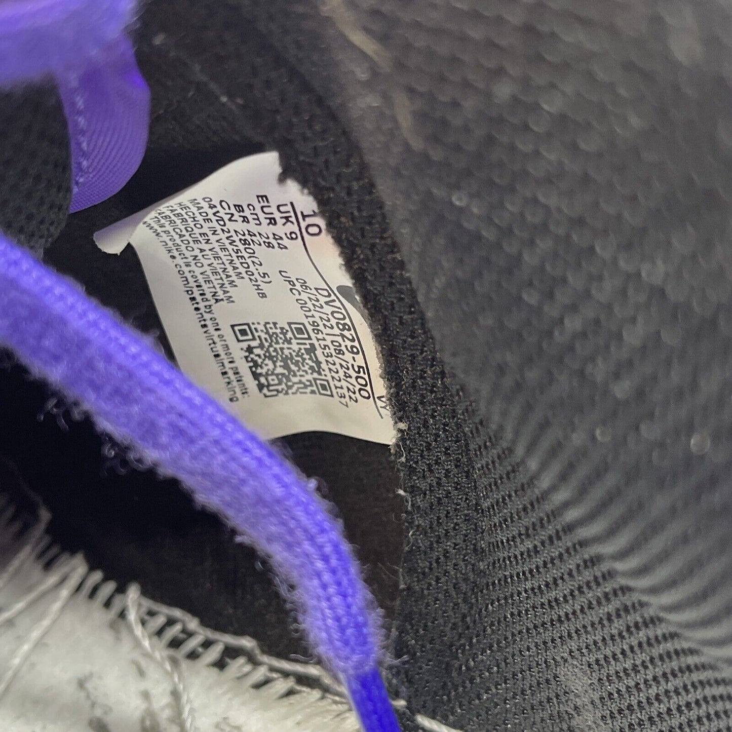 Size 10 - Nike Dunk High Psychic Purple Black White Leather (DV0829-500)