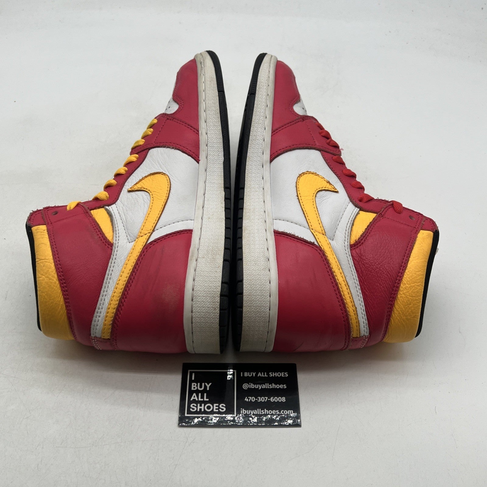 Size 10 - Air Jordan 1 Retro High OG Light Fusion Red 2021 (555088-603)