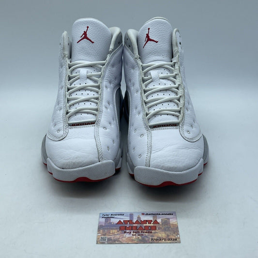 Size 10.5 - Air Jordan 13 Retro White Wolf Grey Suede Leather (414571-160)