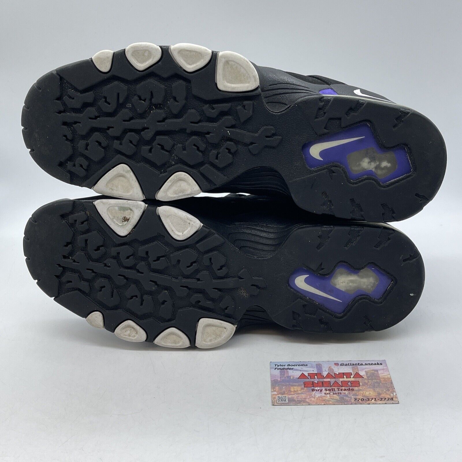 Size 12 - Nike Air Max 2 CB 94 Black Purple Suede White Leather (305440-012)