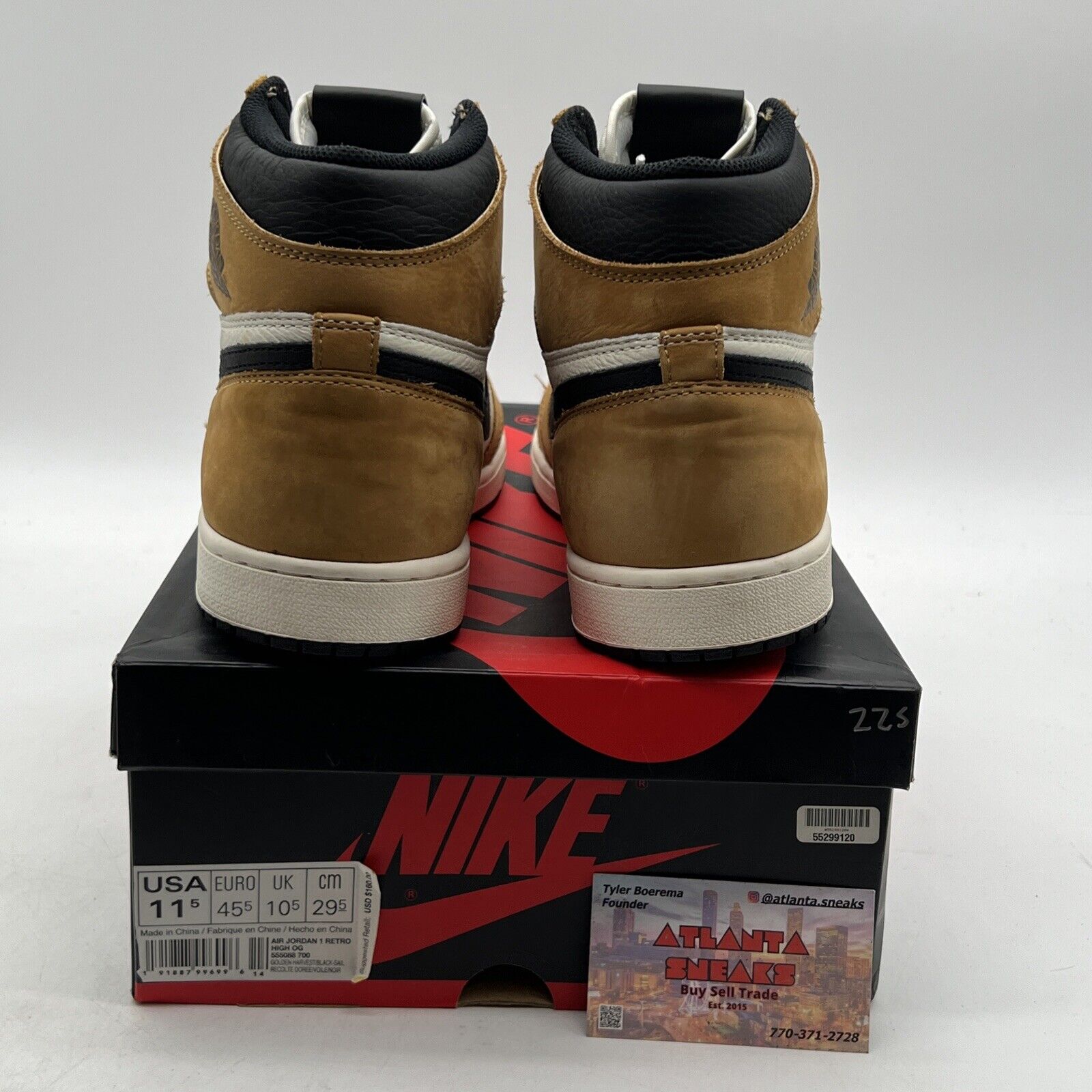 Size 11.5 - Jordan 1 Retro High OG Rookie of the Year 2018 (555088-700)